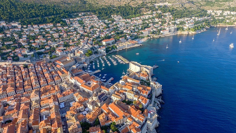 Dubrovnik aus der Luft