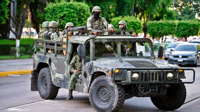 Soldaten am Freitag in Culiacán
