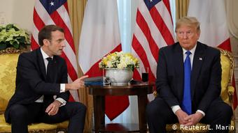 London NATO-Gipfel Macron und Trump (Reuters/L. Marin)