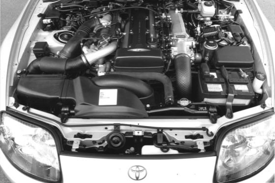 Der Motor aus dem Toyota Supra MK4