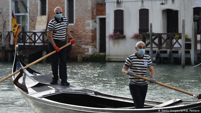 Italien Venedig | Lockerung der Corona-Regeln (Getty Images/AFP/A. Pattaro)
