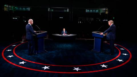 Erstes Fernsehduell: „Würden Sie mal die Klappe halten, Mann?“ Chaotische TV-Debatte zwischen Trump und Biden