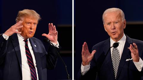 News zur US-Wahl 2020: Trump-Team will Debatte mit Biden auf einer Bühne – der nimmt stattdessen an Fragestunde teil